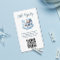 Cute watercolor bear baby shower QR Code registry