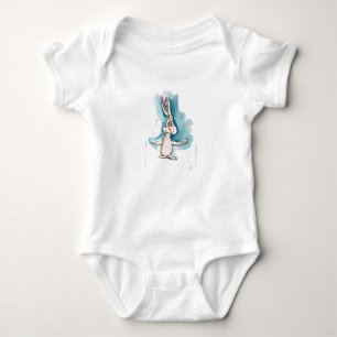 Cute Watercolor Bunny Baby Bodysuit