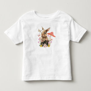 Cute Watercolor Bunny Toddler T-shirt