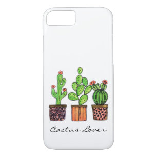 Cute Watercolor Cactus In Pots Case-Mate iPhone Case