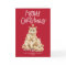 Cute Watercolor Cat Meowy Christmas Non-Photo
