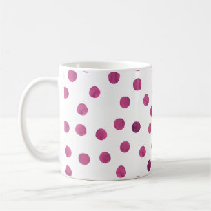 Cute Watercolor Circles. Art Rounds Texture. Colou Coffee Mug