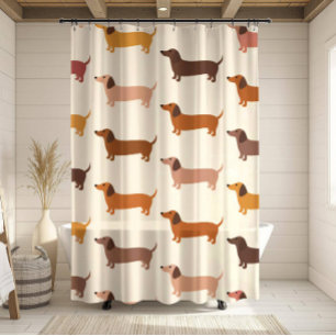 Cute Watercolor Dachshund Dog