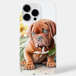 CUTE WATERCOLOR DOGUE DE BORDEAUX PUPPY  DOG Case-Mate iPhone 14 PRO MAX CASE