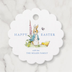 Cute  Watercolor Easter bunny  Favour Tags