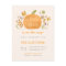 Cute Watercolor Fall Little Pumpkin Baby Shower