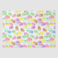 Cute Watercolor French Macaroon | Macaron Pattern