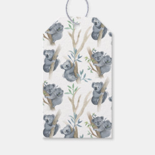 Cute Watercolor Koala Family  Gift Tags