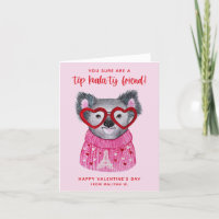 Cute Watercolor Koala Kids Valentine's Day Card