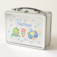 Cute Watercolor Little Monsters Personalised