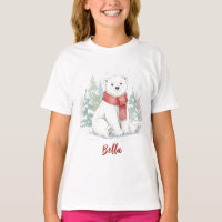 Cute watercolor Polar Bear