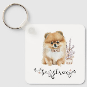 Pomeranian keyring best sale