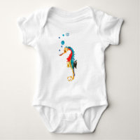 Cute Watercolor SEA HORSE seahorse Ocean Animal