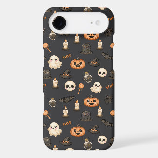 Cute Watercolor Spooky Halloween Pattern