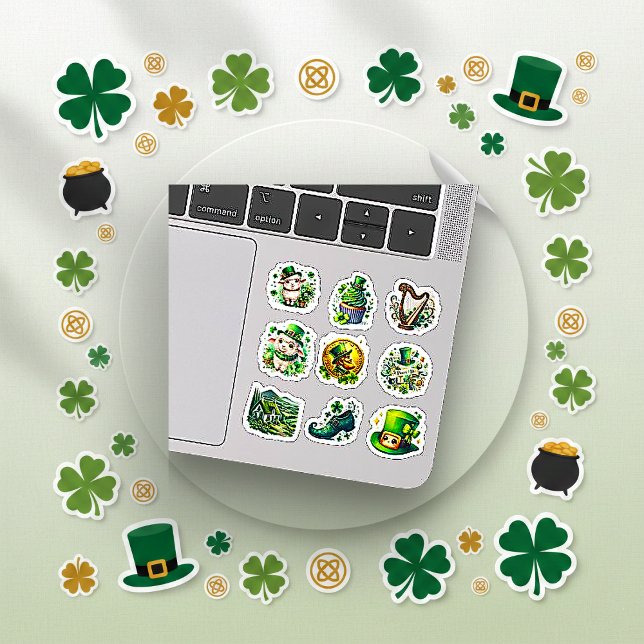 Cute Watercolor St. Patrick's Day Irish Set (Creator Uploaded)