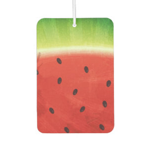 Cute Watercolor Watermelon Giant funny slice Air Freshener