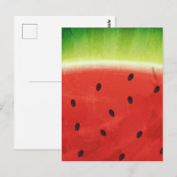 Cute Watercolor Watermelon Giant funny slice