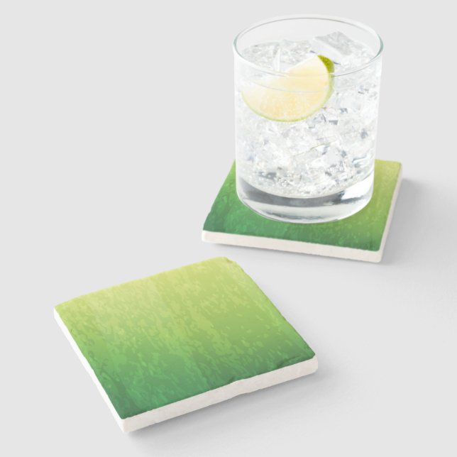 Cute Watercolor Watermelon Giant funny slice Stone Coaster (Side)
