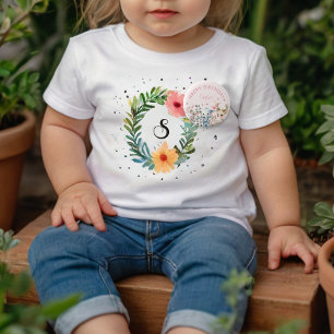 Cute Watercolor Wild Animals Pink Girl Birthday 2 Inch Round Button