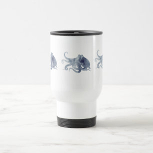 Cute watercolour Octopus Reusable coffee cup