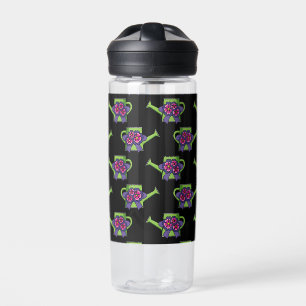 Cute Watering Can with Flowers Bouquet Water Bottle