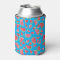 Cute watermelon can cooler - add your own text
