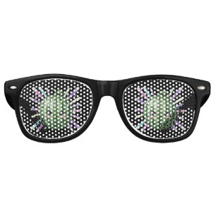 Cute Watermelon Disco Ball Retro Sunglasses