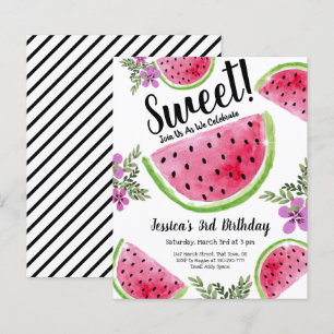 Cute Watermelon Floral Birthday Party Budget