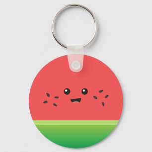 Cute Watermelon, Happy and Cheerful Keychain