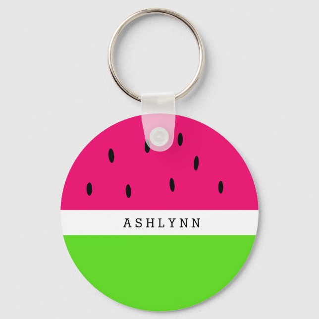 Cute Watermelon Keychain (Front)
