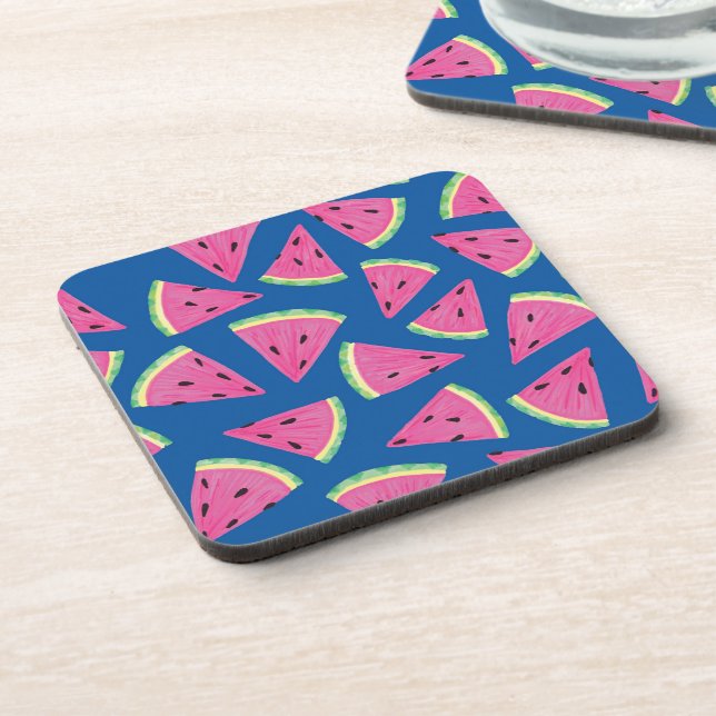 Cute watermelon pattern coaster (Left Side)
