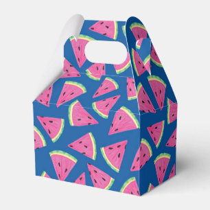 Cute watermelon pattern favor box