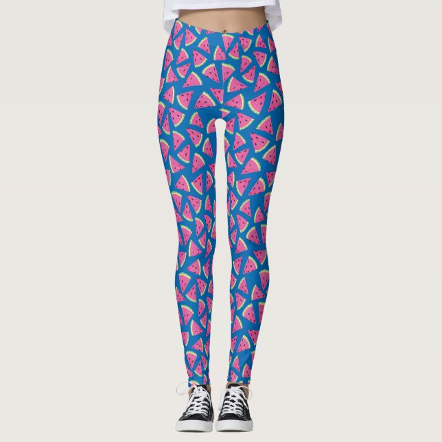 Cute watermelon pattern leggings (Front)