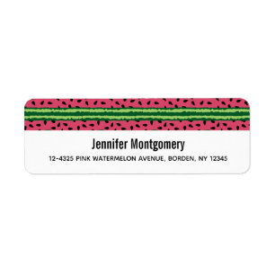 Cute Watermelon Pattern Pink & Green