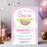 Cute Watermelon Theme Birthday