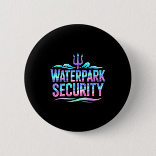 Cute waterpark security cruise mermaid vacation 2 inch round button