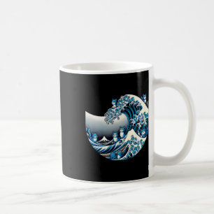 Cute Wave Of Blue Cats For Kamala Funny 1  Coffee Mug