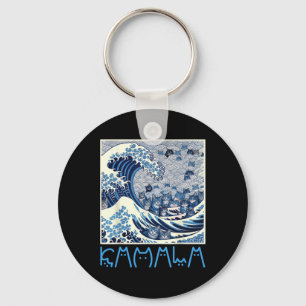 Cute Wave Of Blue Cats For Kamala  Keychain