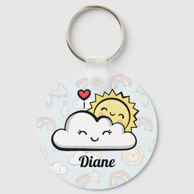 Cute Weather Keychain (Front)