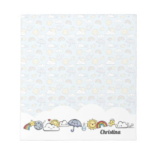 Cute Weather Notepad