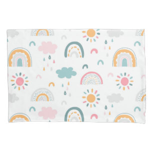Cute Weather Pattern Pillowcase