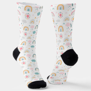 Cute Weather Pattern Socks