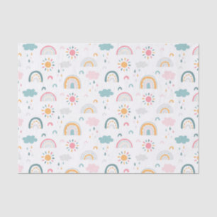 Cute Weather Pattern Tissue Paper