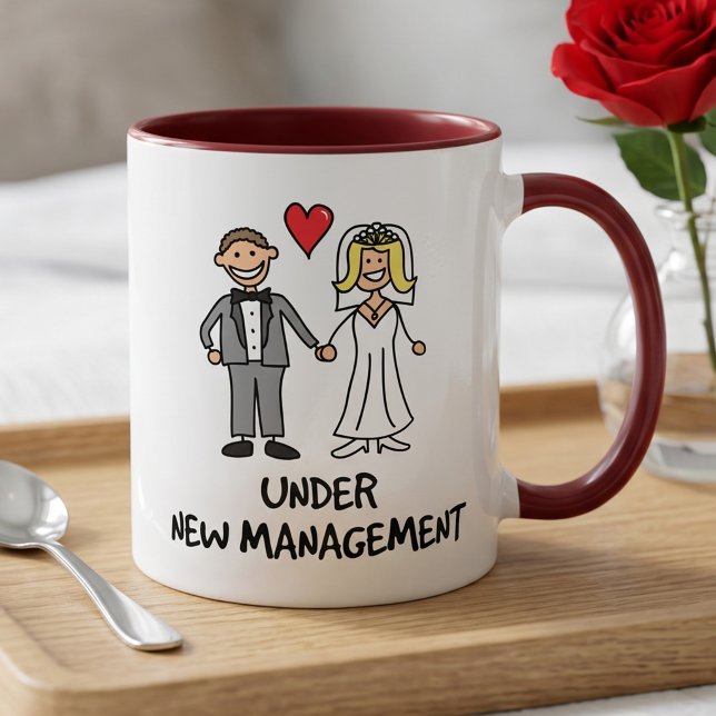 Cute Wedding Couple - Under New Management Coffee Mug (Creator Uploaded)