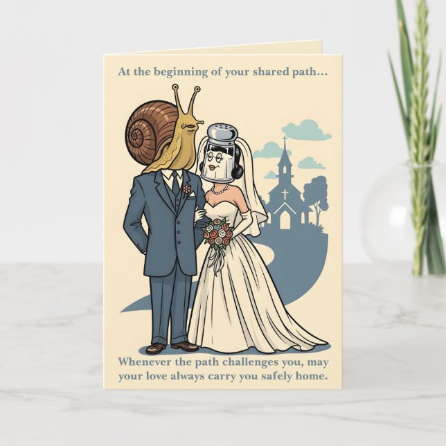 Cute Wedding Day Card (Front)