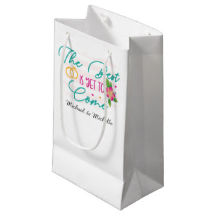 Cute Wedding engagement party customizable Small Gift Bag