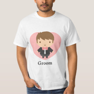 Cute Wedding Groom Boy in Tuxedo T-Shirt