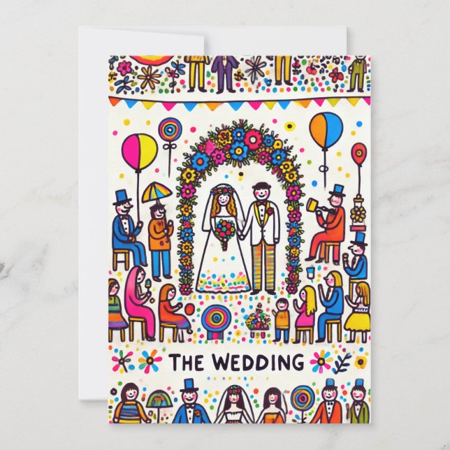 Cute Wedding Invitation (Front)