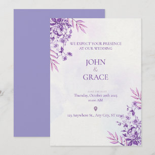 CUTE wedding invitation card
