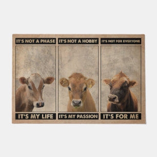 Cute Welcome Milk Cows Doormat,Funny Milk Cows Mat